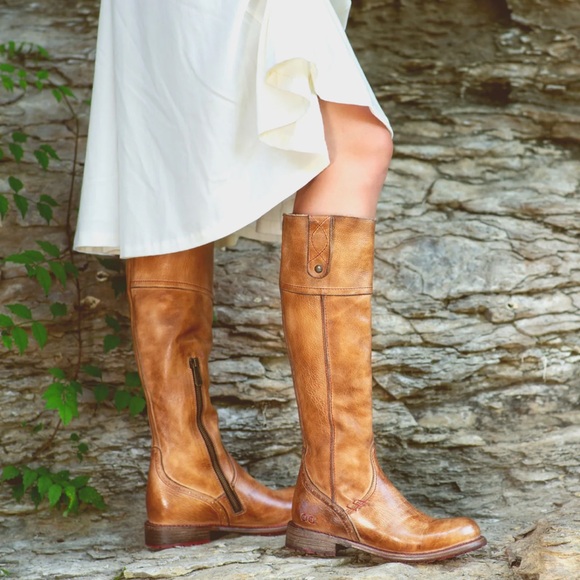 NEW BED STU Jacqueline tall leather cognac boots size 6.5 - Picture 2 of 16